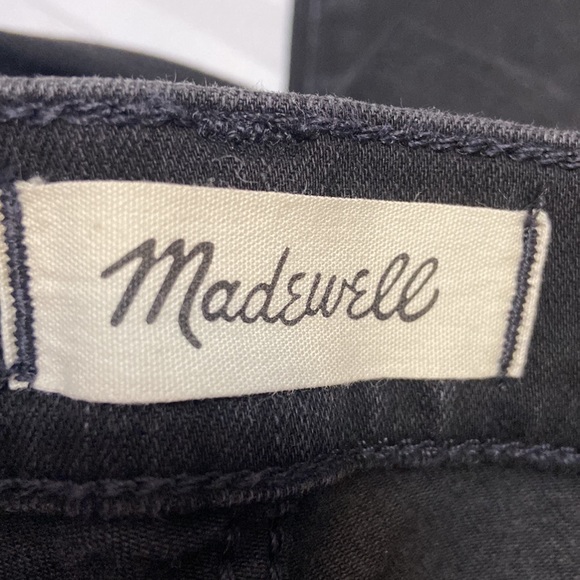 Madewell Black 10” High-Rise Womens Skinny Jeans Excellent Used Condition sz 25 - Picture 6 of 11